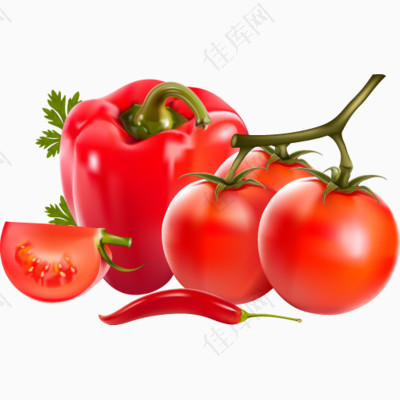 辣椒和西红柿