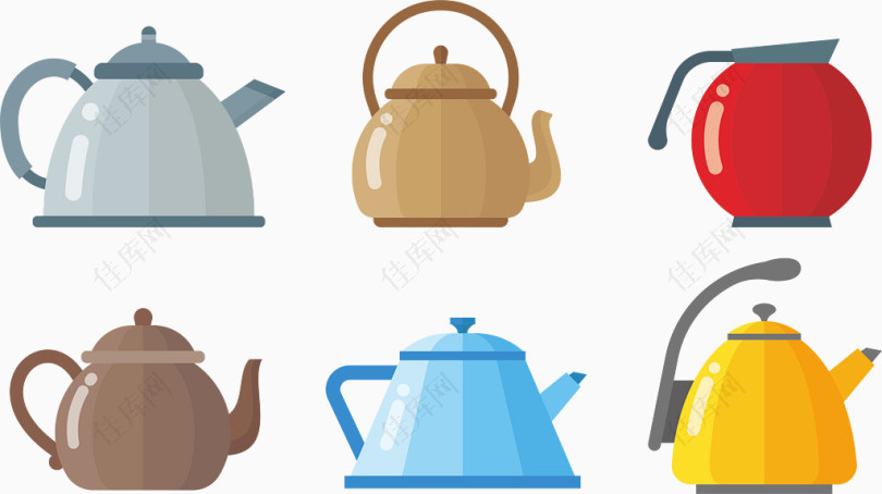 喝茶的设计符号
