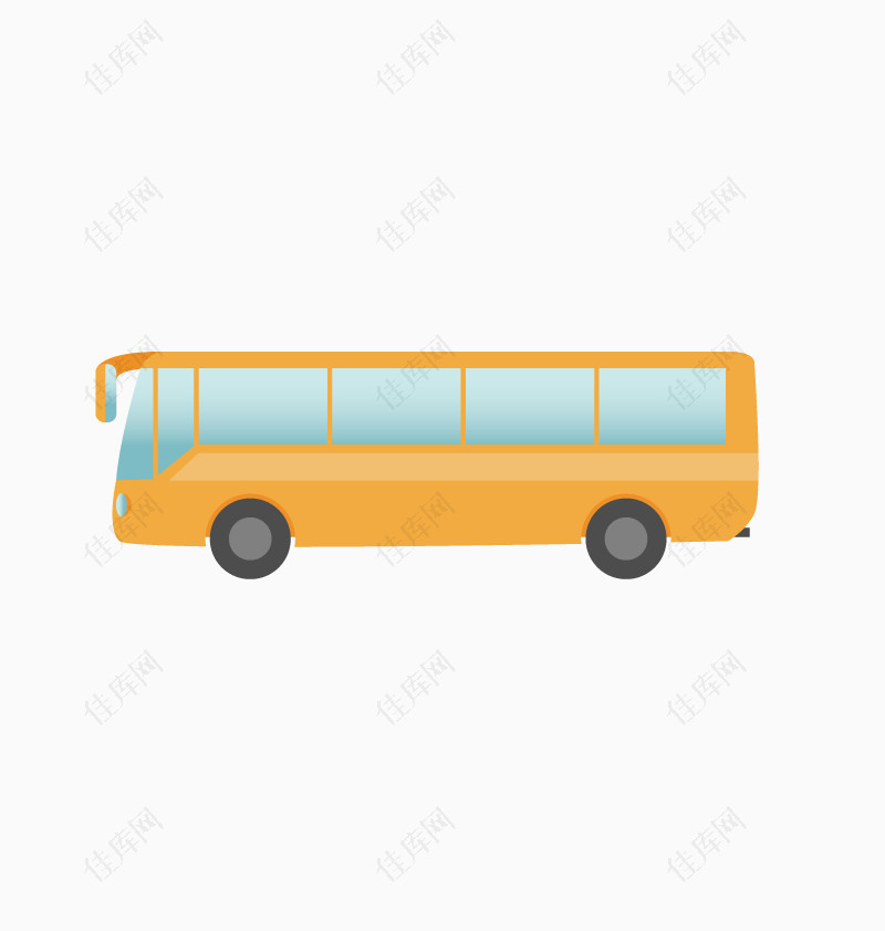 矢量公交巴士