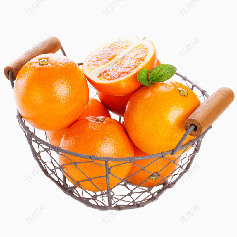 一篮子橙子