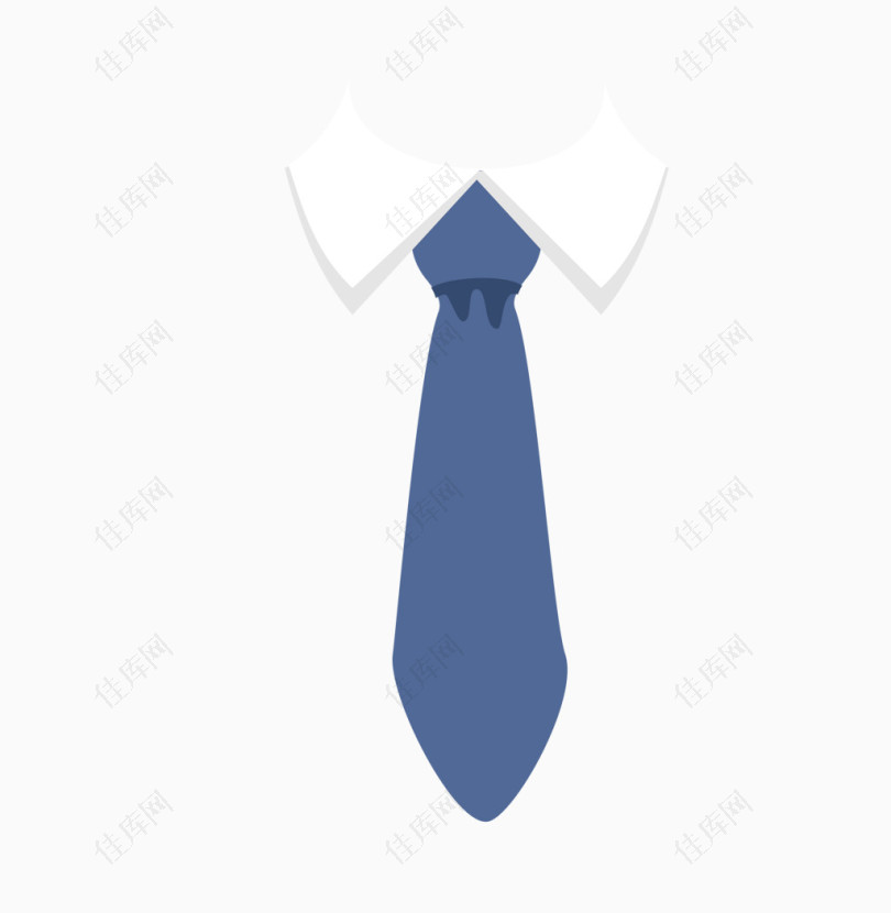 男士蓝色商务领带