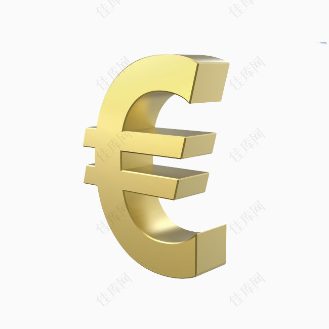 欧元钱币符号素材