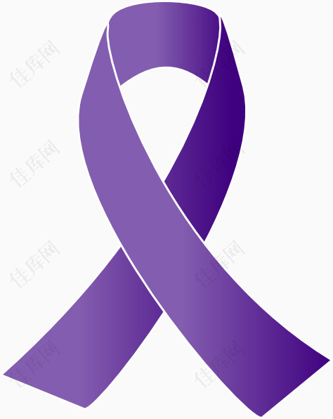紫色丝带结