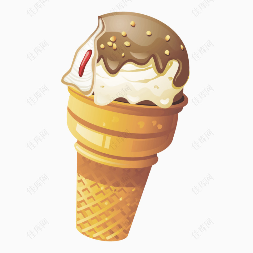 巧克力雪糕冰淇淋