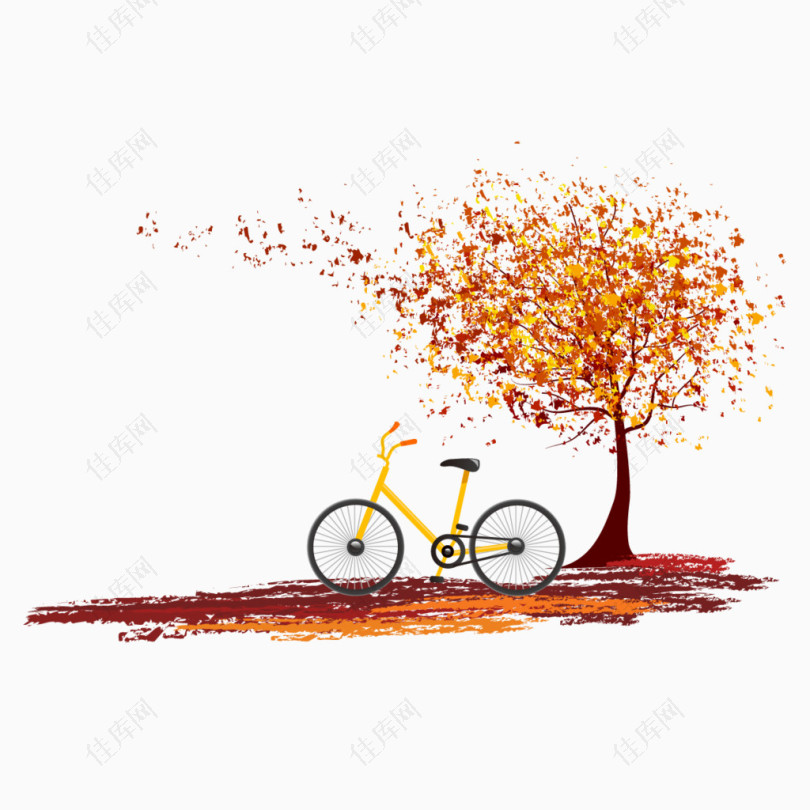 矢量树和自行车