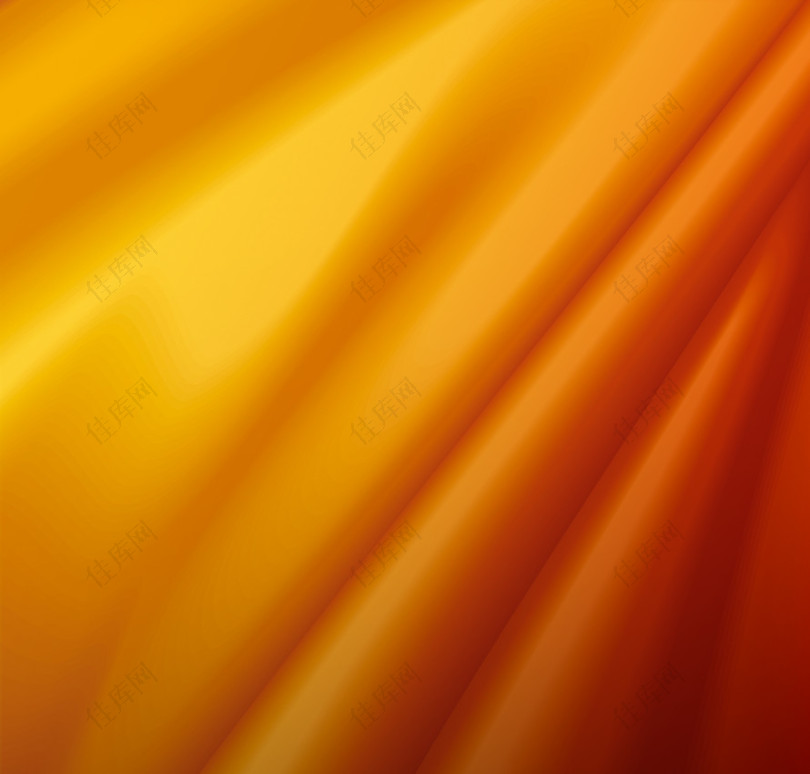 橘黄色丝绸背景