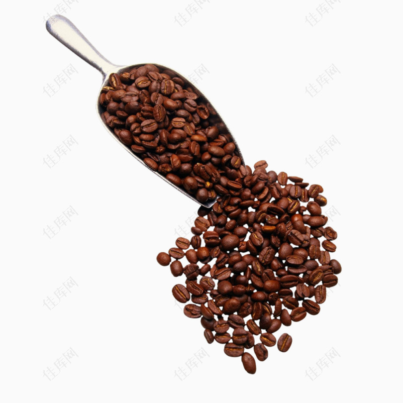 散落咖啡豆