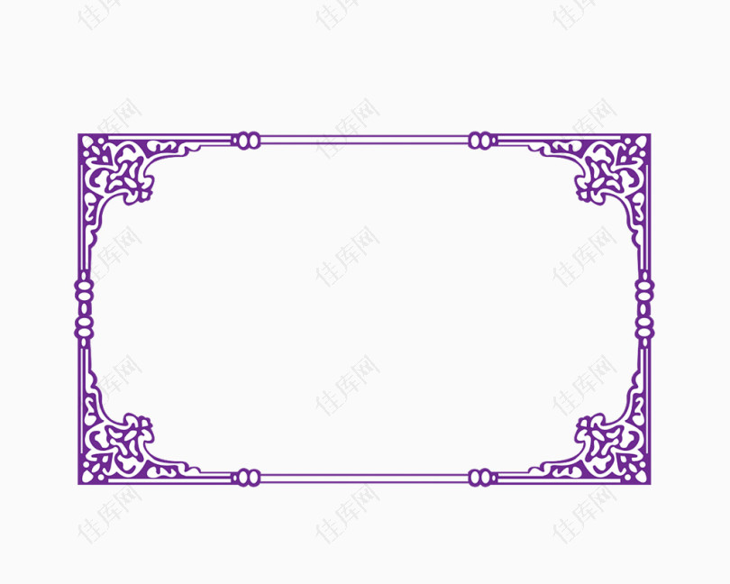 紫色框