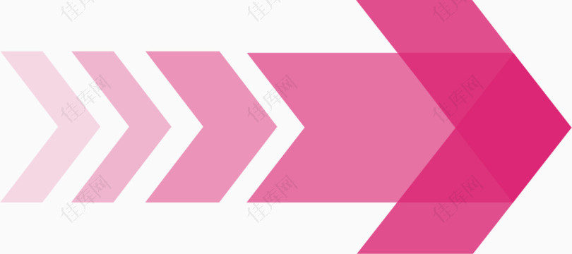 粉色箭头
