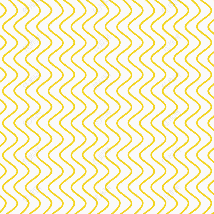 黄色波浪线背景