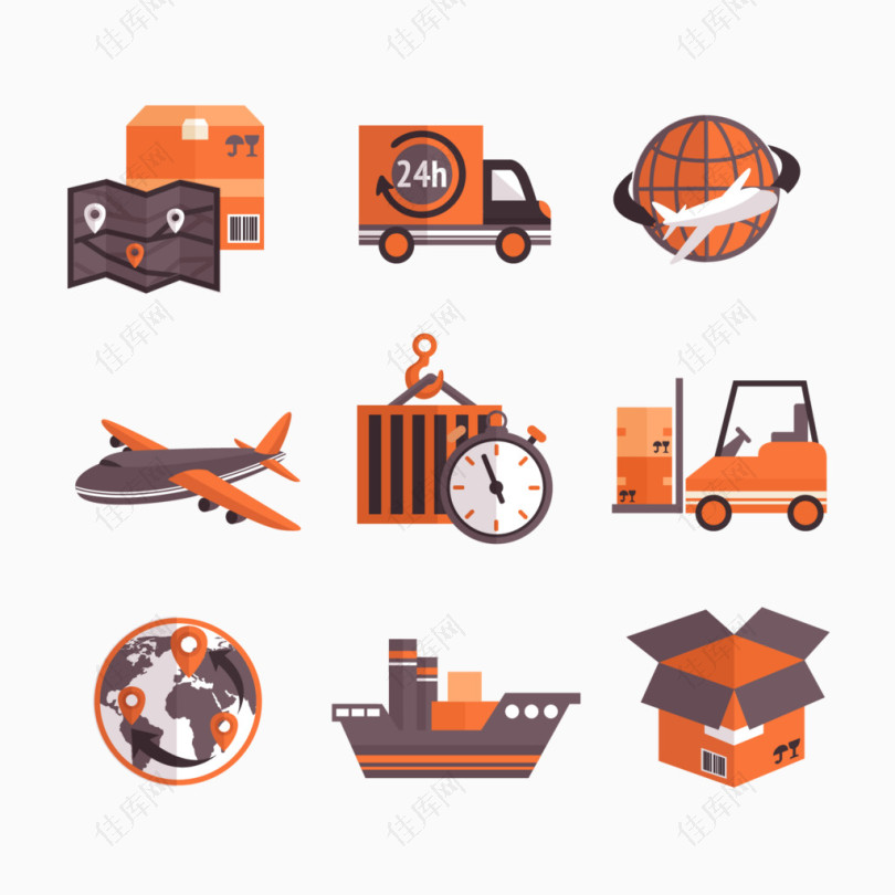 国际物流运输素材