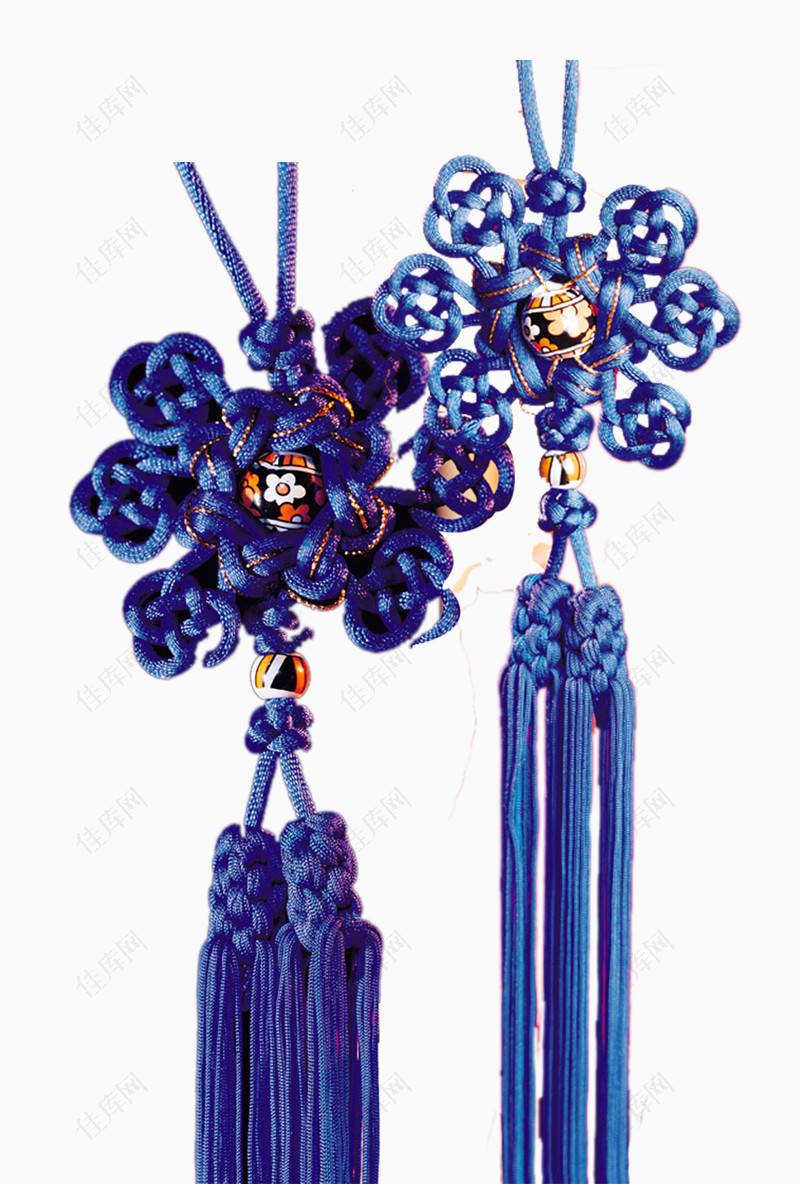 紫色配饰吊带中国结