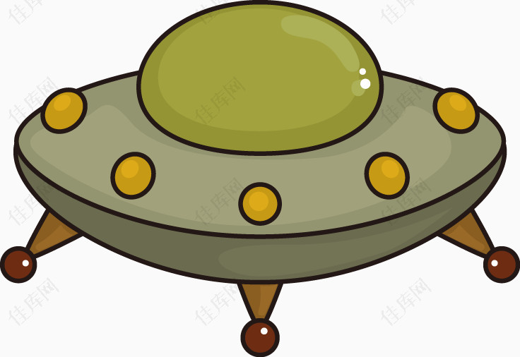 卡通飞碟UFO