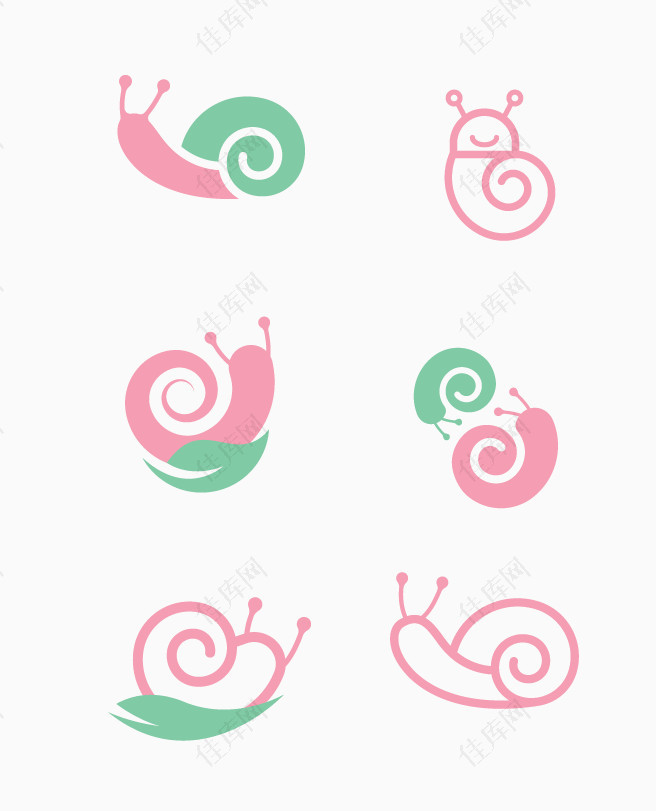 矢量蜗牛
