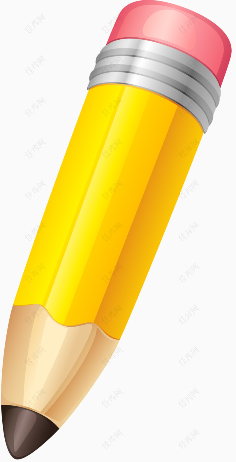 黄色铅笔教育学习