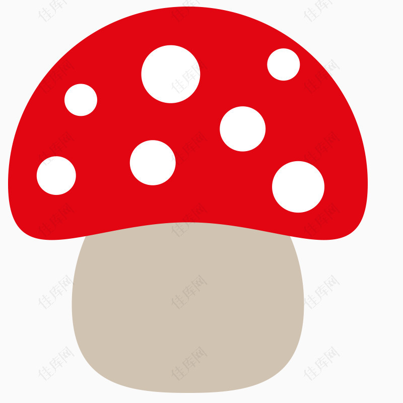 可爱童趣蘑菇