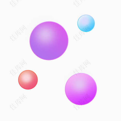 彩色气泡球