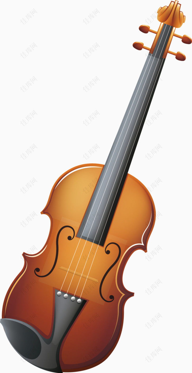 小提琴矢量