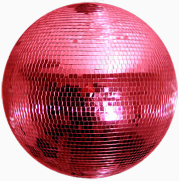 红色金属球