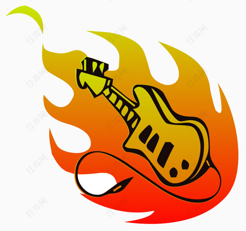 音乐如同火焰在燃烧