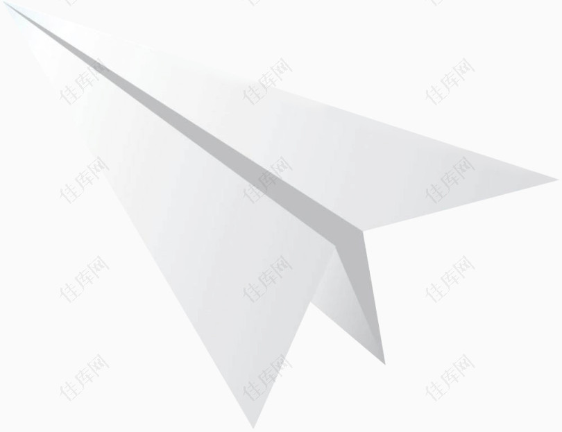 白色纸飞机素材