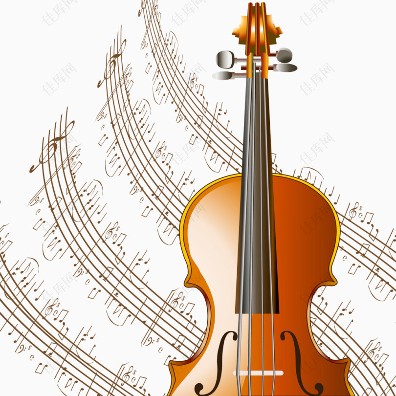 音乐小提琴演奏乐谱