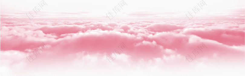 粉色天空云彩