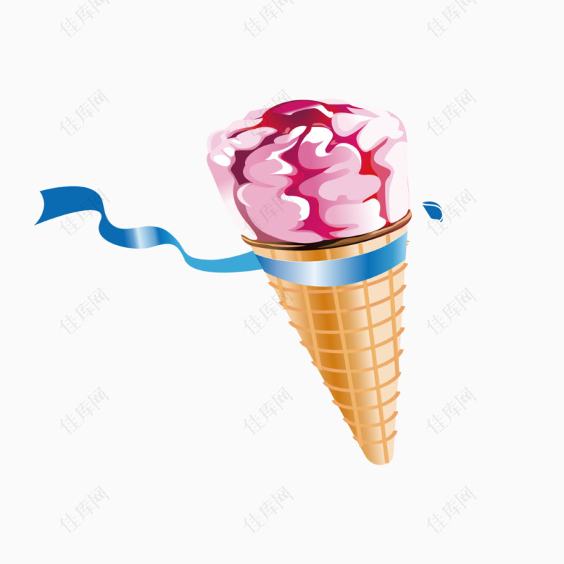 卡通冰淇淋冰糕雪糕甜筒