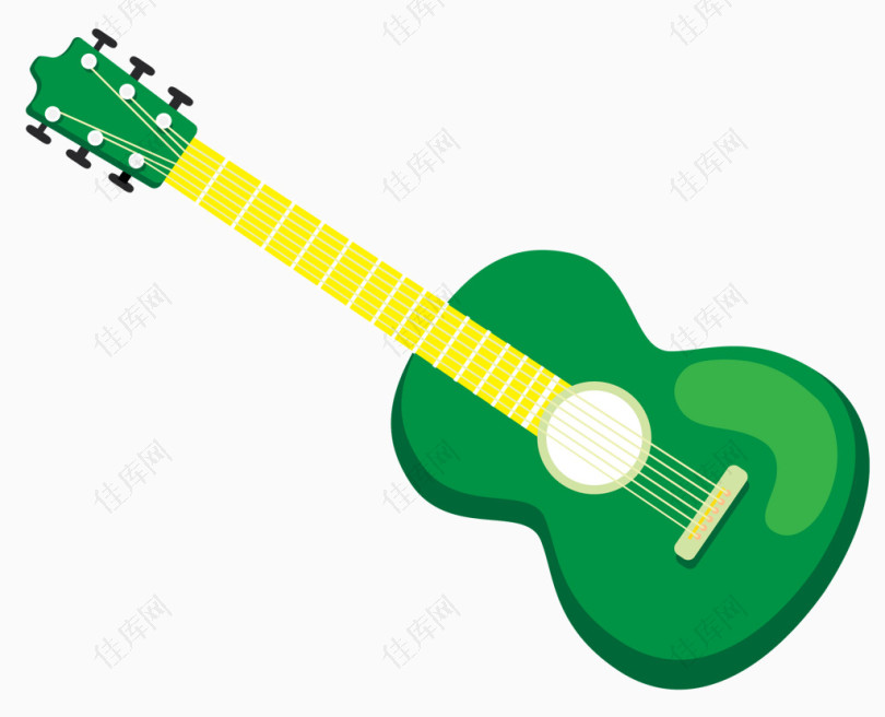 绿色的吉他