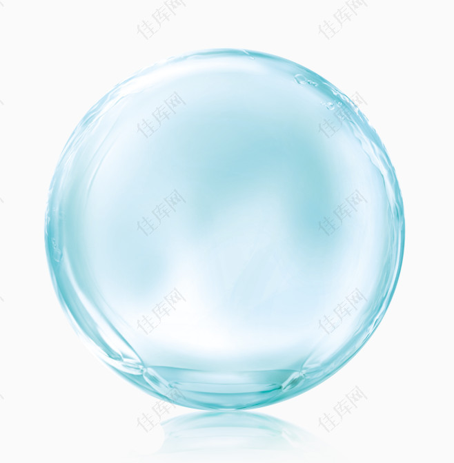 装饰元素蓝色水泡
