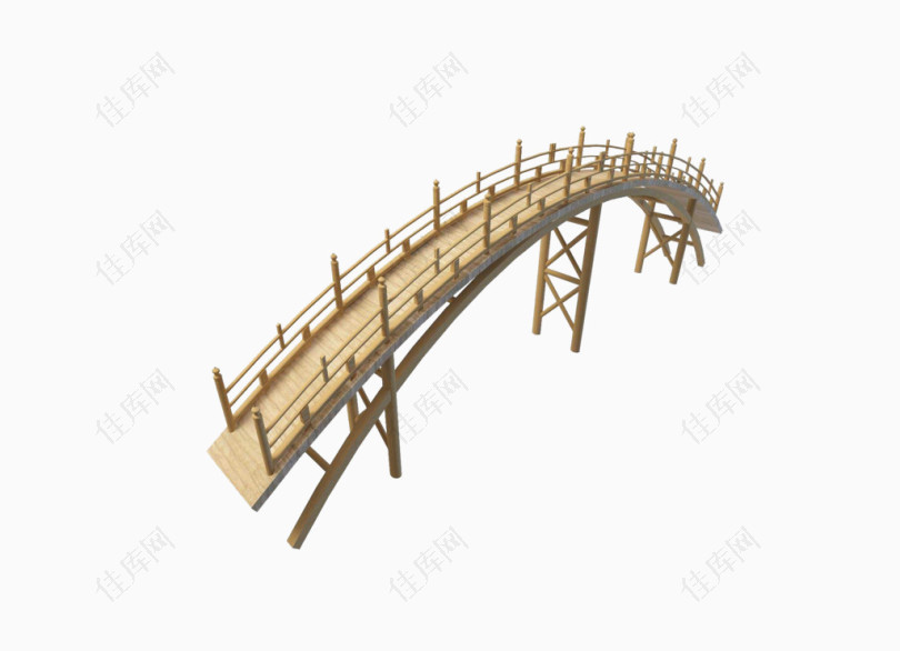 木质拱桥乐高