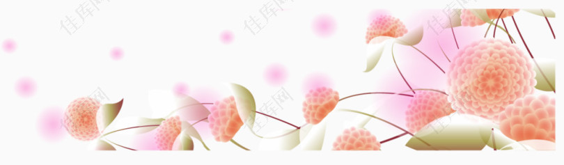 粉色韩式矢量背景装饰花纹素材