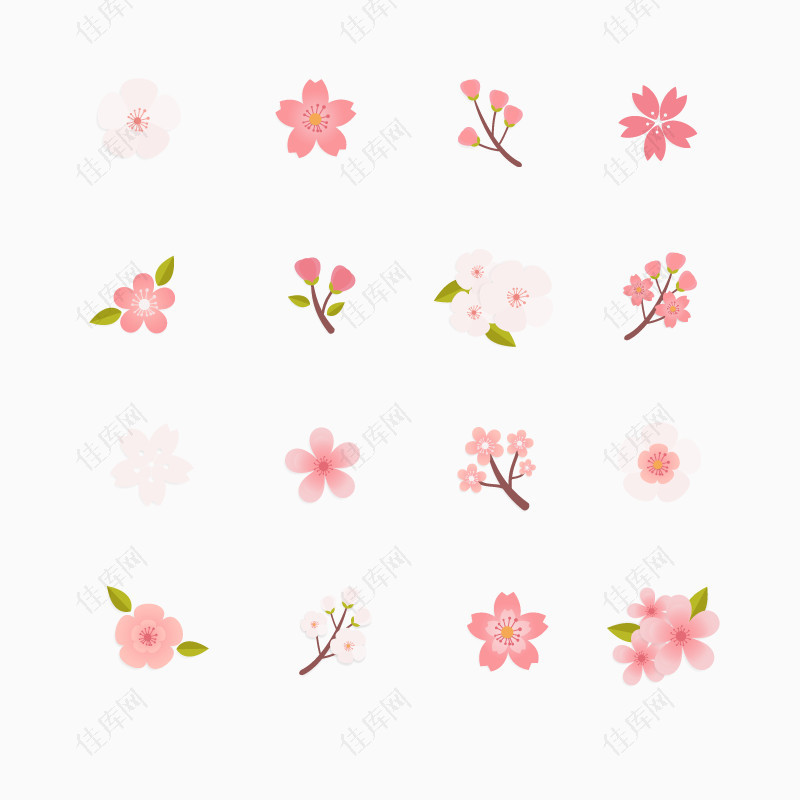 粉色花朵