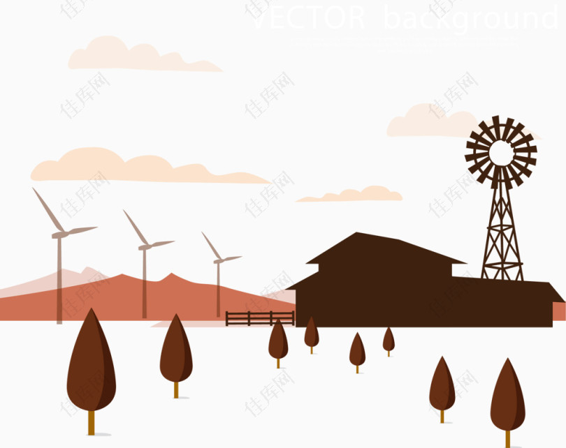 风力发电农场