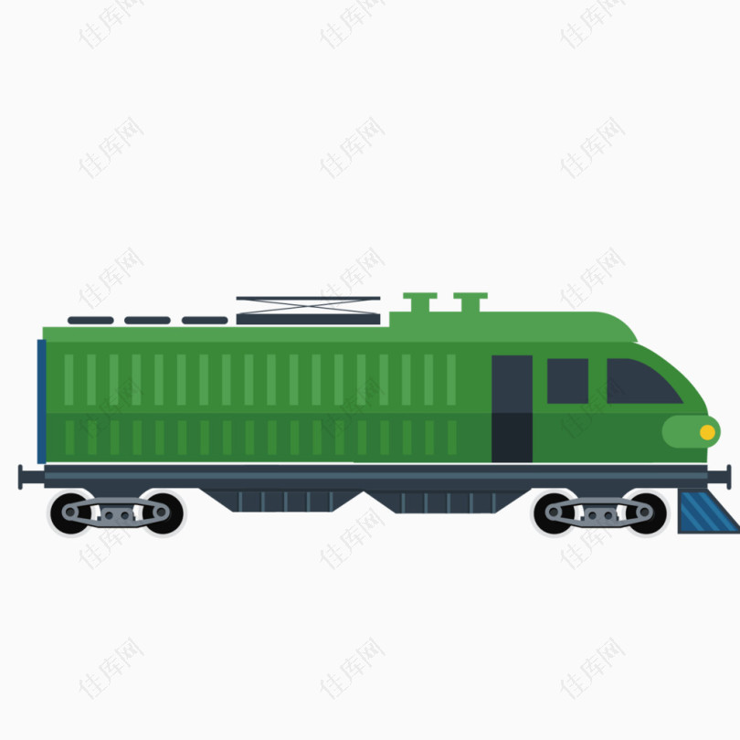 绿色火车头