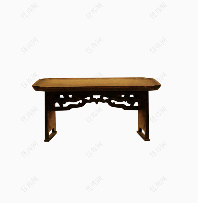 棕色古典木桌