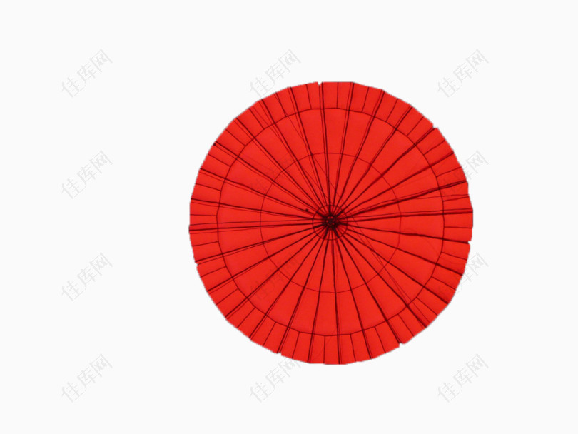 红色油纸伞
