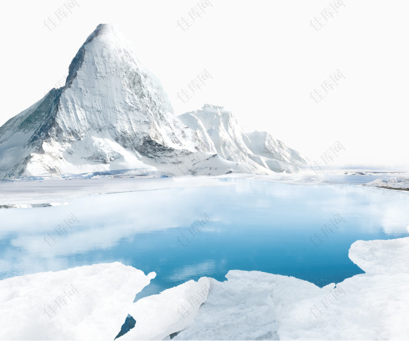 冰山湖泊