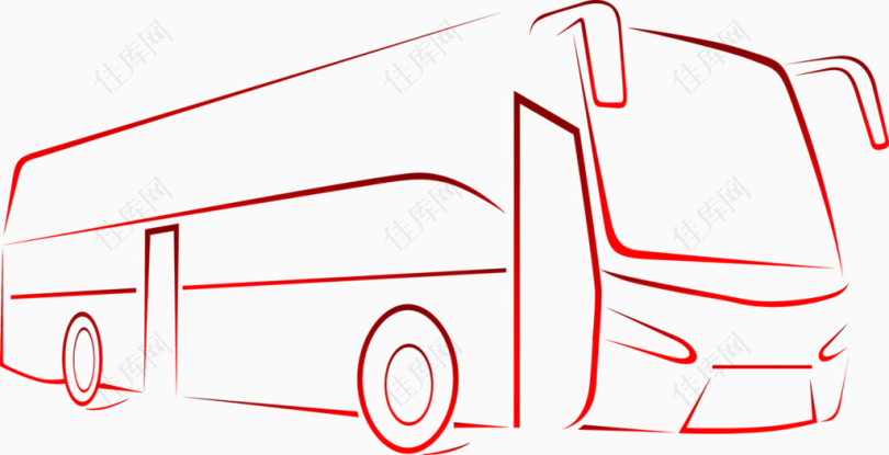 线型巴士公交车