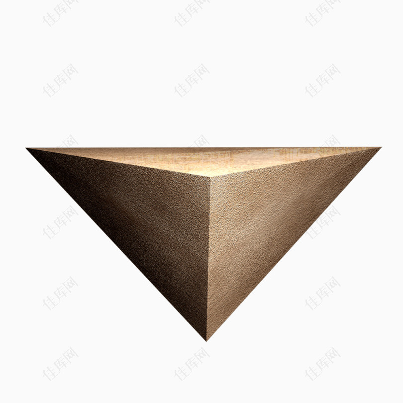 质感立体三角形平台