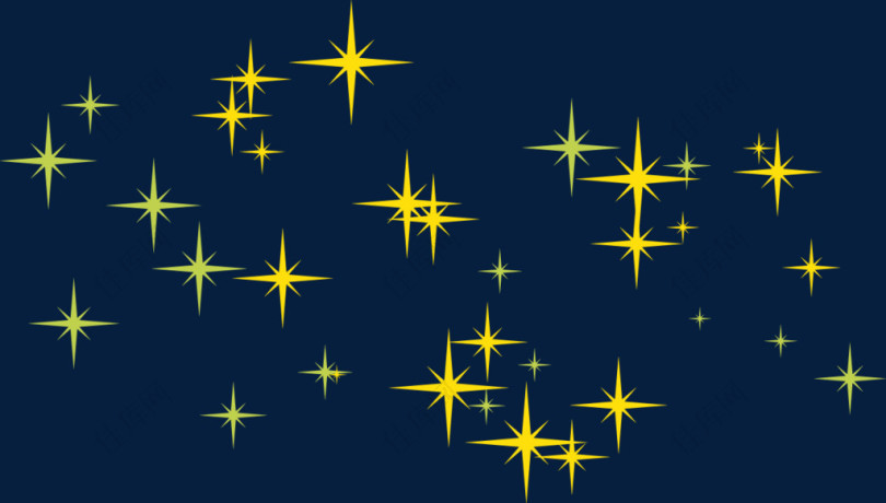 星星闪烁矢量元素