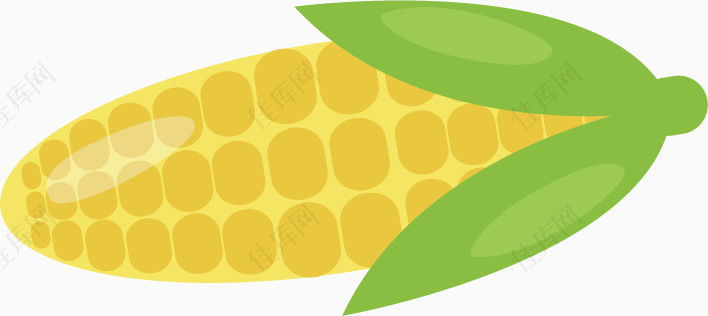 卡通玉米图案