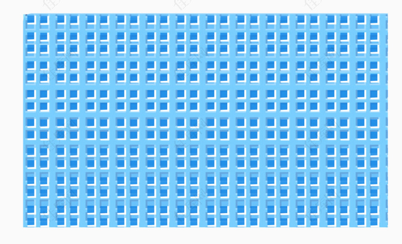 矢量蓝色立体方块背景