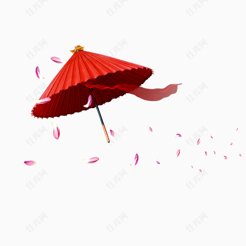 漂浮的花伞