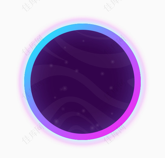 紫色的圆圈