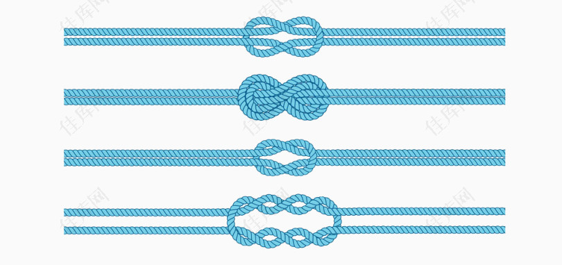 蓝色绳子图片