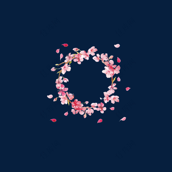 樱花花环