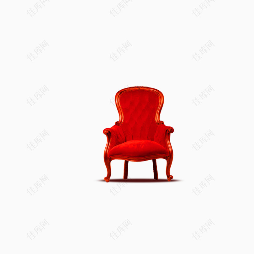 红色椅子装饰