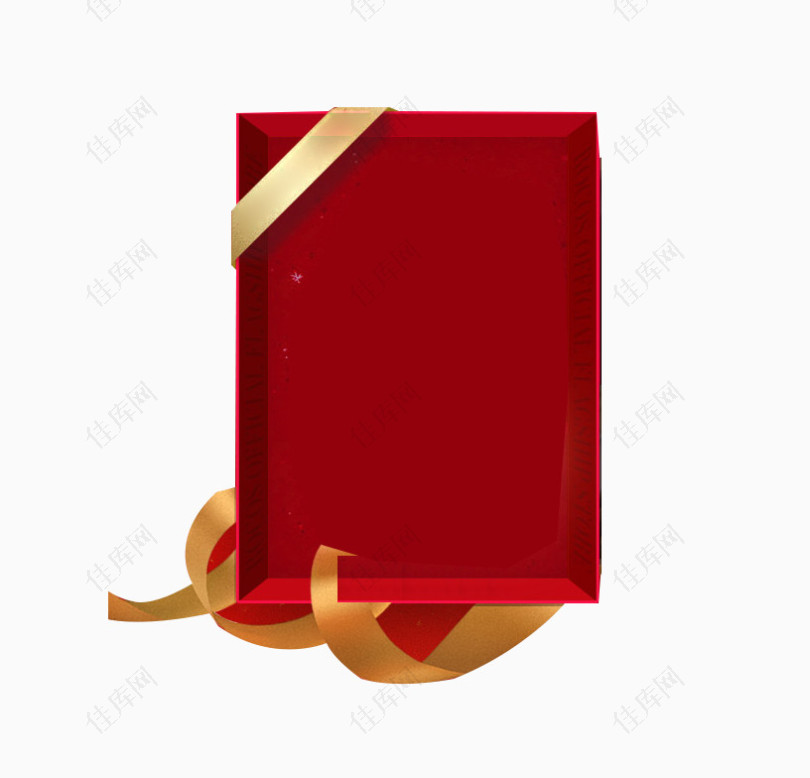 红色手绘礼盒