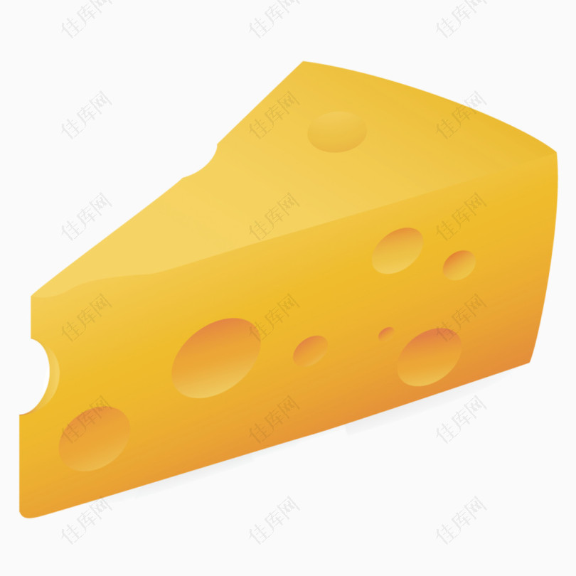 矢量手绘奶酪素材